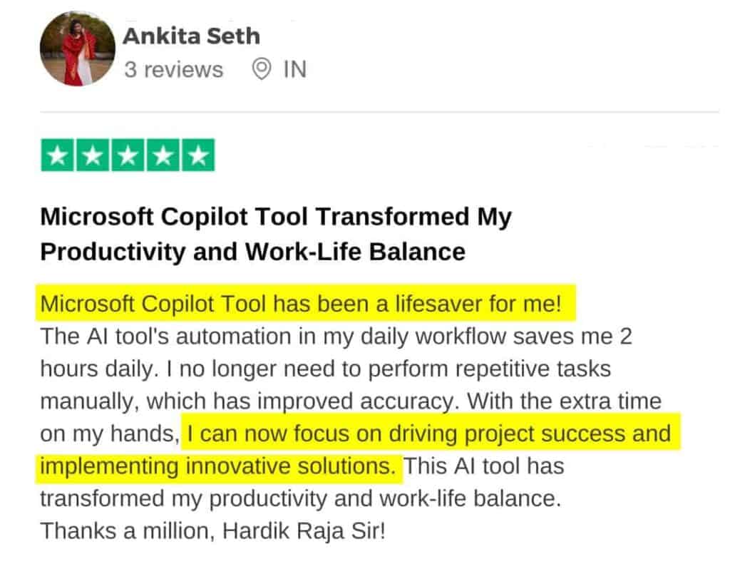 Ankita Seth SkillNation Testimonial