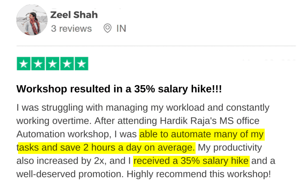 Zeel Shah SkillNation Testimonial